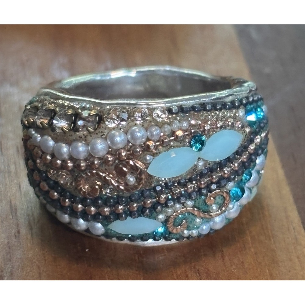 Orit Schatzman Israeli Sterling Silver Handmade Ring - Size 9.25